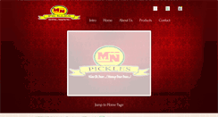 Desktop Screenshot of mnpickles.in